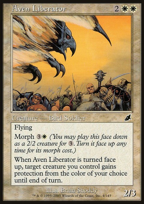 Aven Liberator, Scourge #4, Magic: The Gathering card
