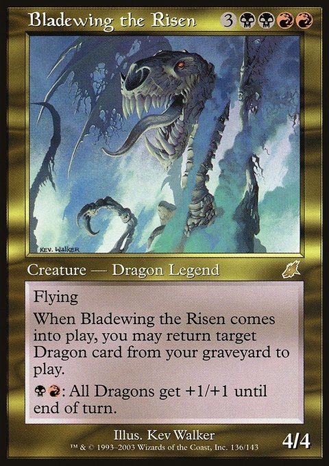 Bladewing the Risen, Scourge #136, Magic: The Gathering card