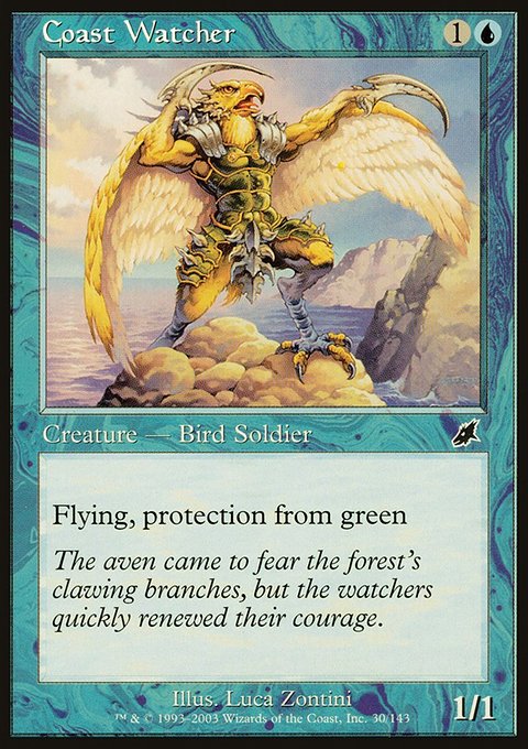 Coast Watcher, Scourge #30, Magic: The Gathering card