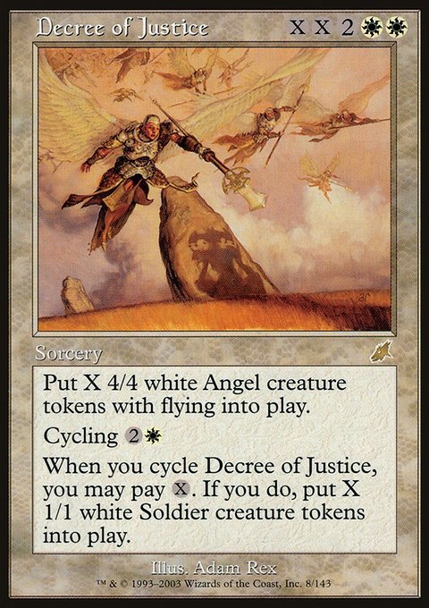 Decree of Justice, Scourge #8, Magic: The Gathering card