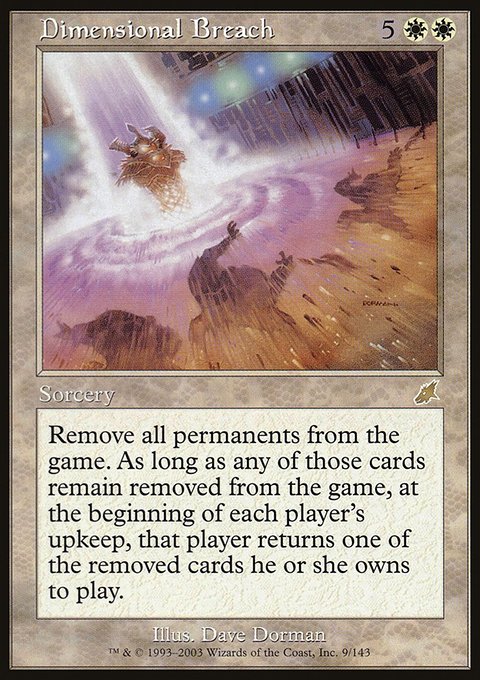 Dimensional Breach, Scourge #9, Magic: The Gathering card