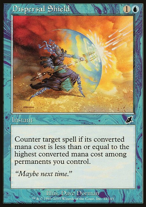 Dispersal Shield, Scourge #33, Magic: The Gathering card