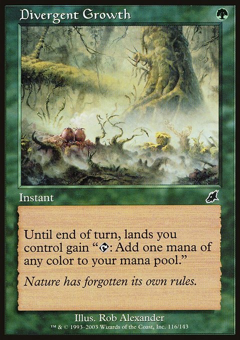 Divergent Growth, Scourge #116, Magic: The Gathering card