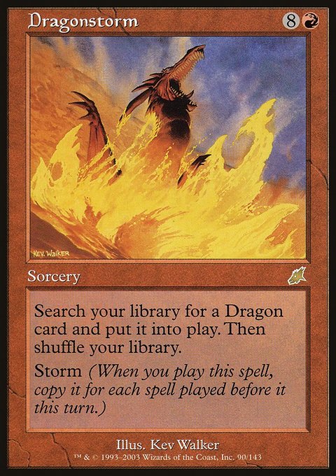 Dragonstorm, Scourge #90, Magic: The Gathering card
