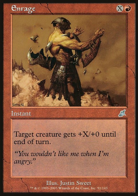 Enrage, Scourge #91, Magic: The Gathering card