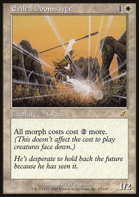 Exiled Doomsayer, Scourge #13, Magic: The Gathering card