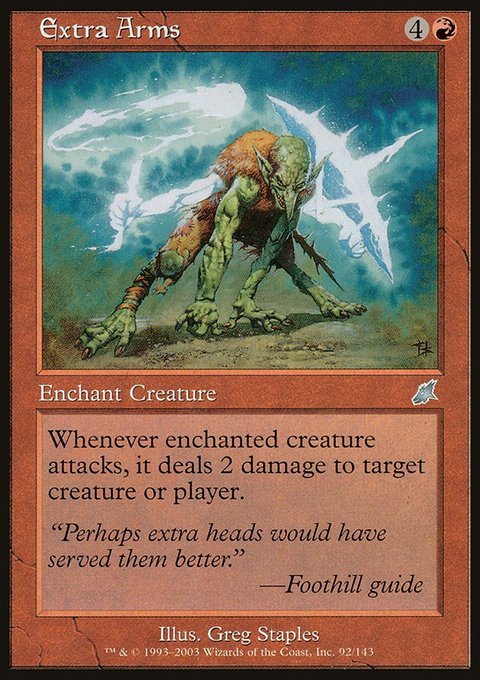 Extra Arms, Scourge #92, Magic: The Gathering card