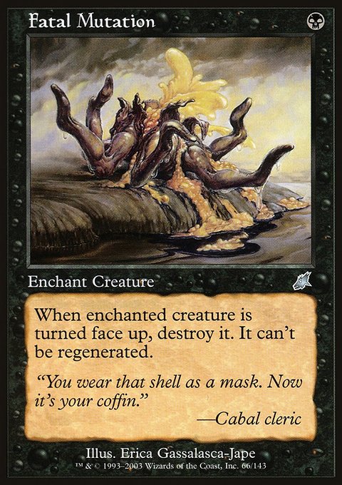 Fatal Mutation, Scourge #66, Magic: The Gathering card