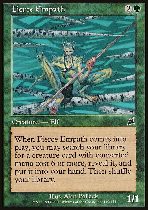 Fierce Empath, Scourge #119, Magic: The Gathering card