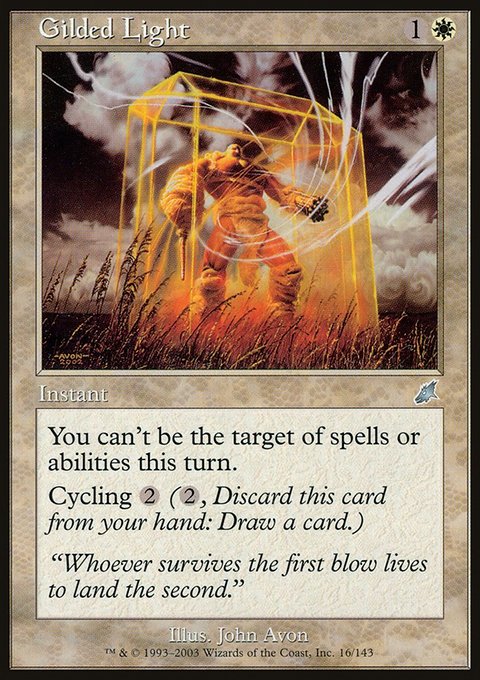 Gilded Light, Scourge #16, Magic: The Gathering card