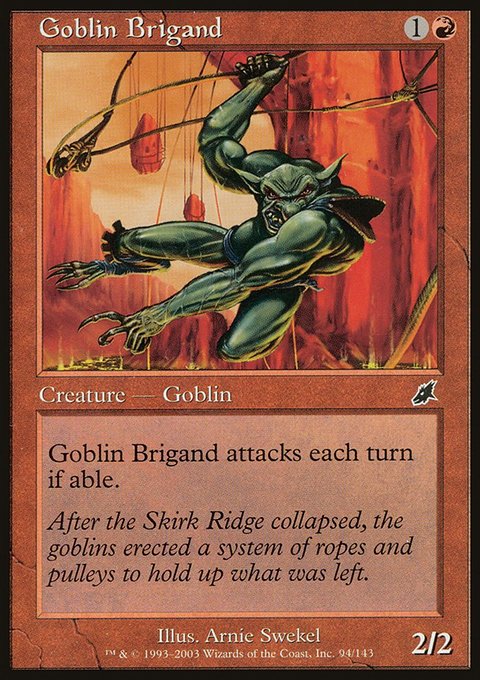 Goblin Brigand, Scourge #94, Magic: The Gathering card