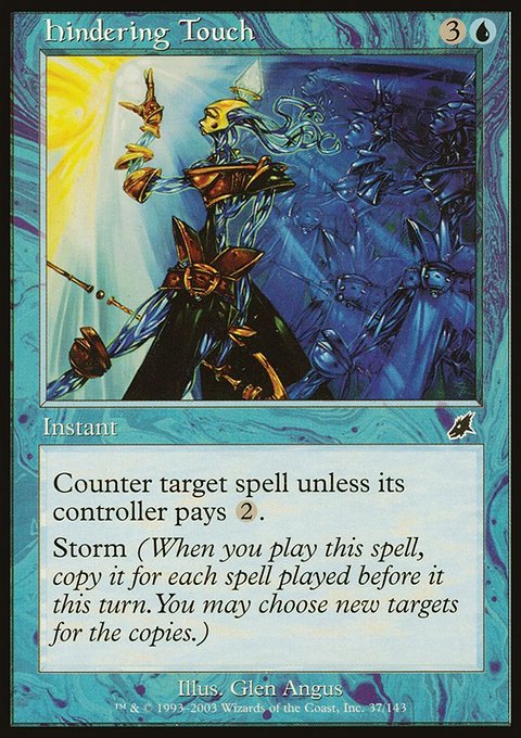 Hindering Touch, Scourge #37, Magic: The Gathering card