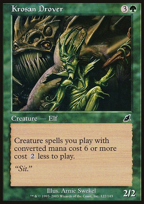 Krosan Drover, Scourge #122, Magic: The Gathering card