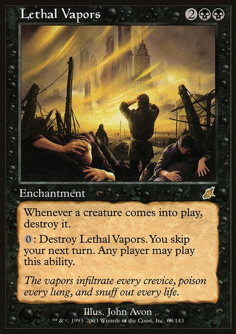 Lethal Vapors, Scourge #68, Magic: The Gathering card