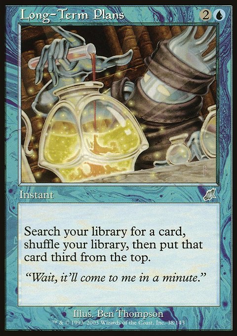 Long-Term Plans, Scourge #38, Magic: The Gathering card