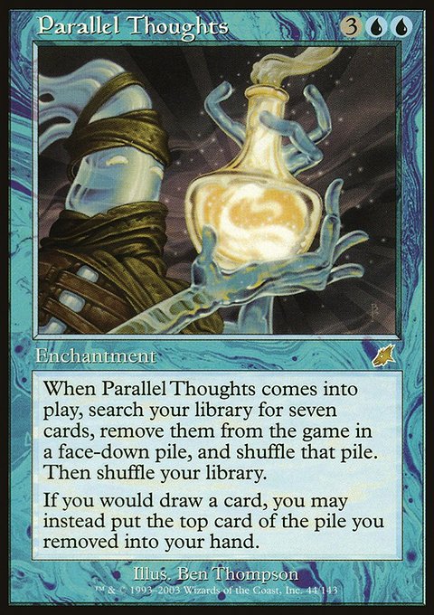 Parallel Thoughts, Scourge #44, Magic: The Gathering card