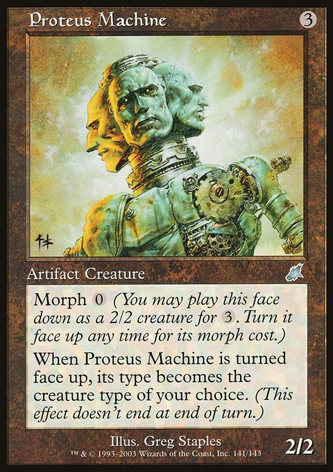 Proteus Machine, Scourge #141, Magic: The Gathering card