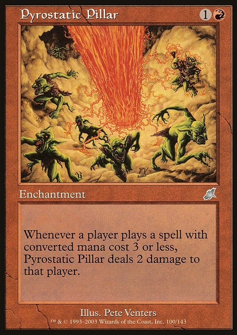 Pyrostatic Pillar, Scourge #100, Magic: The Gathering card