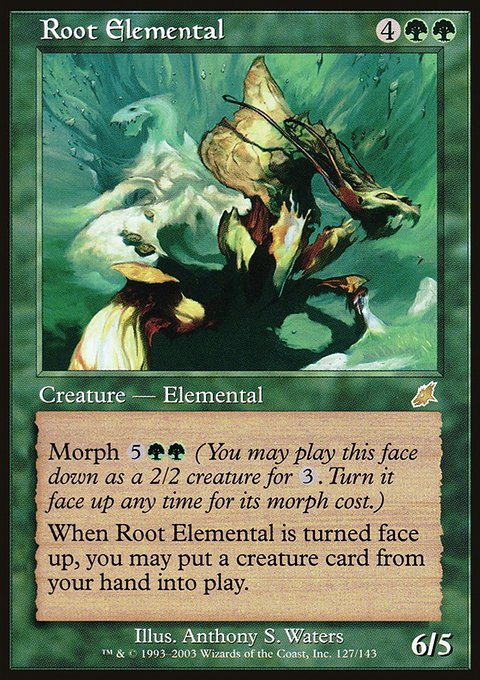 Root Elemental, Scourge #127, Magic: The Gathering card