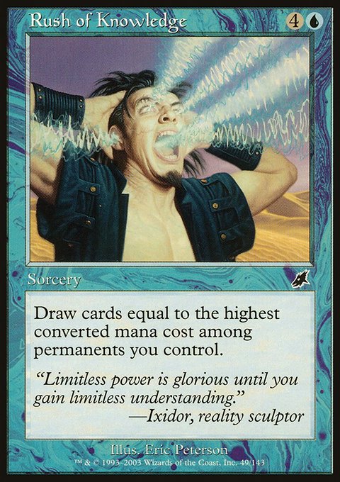 Rush of Knowledge, Scourge #49, Magic: The Gathering card