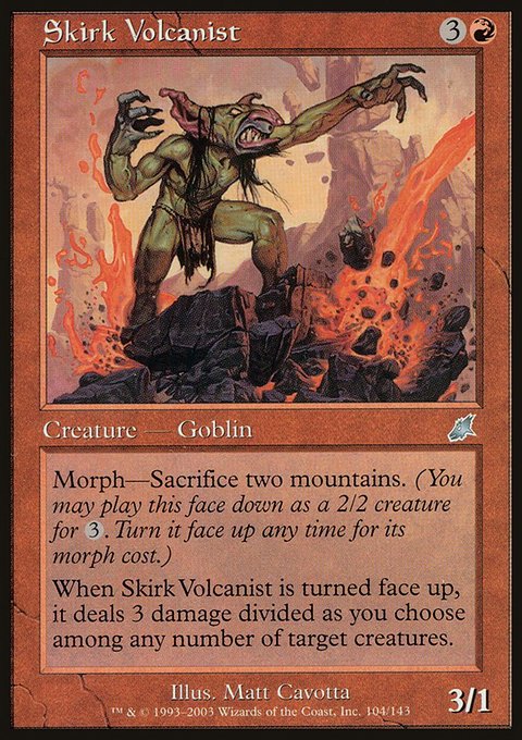 Skirk Volcanist, Scourge #104, Magic: The Gathering card