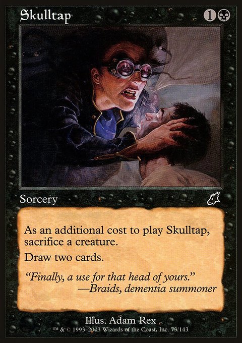 Skulltap, Scourge #73, Magic: The Gathering card