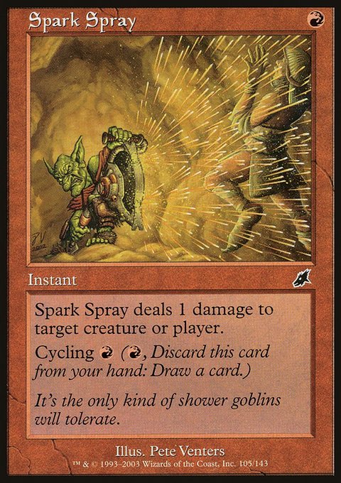 Spark Spray, Scourge #105, Magic: The Gathering card