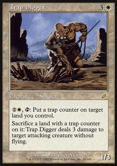 Trap Digger, Scourge #24, Magic: The Gathering card