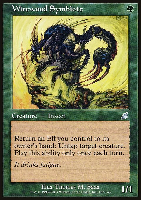 Wirewood Symbiote, Scourge #133, Magic: The Gathering card