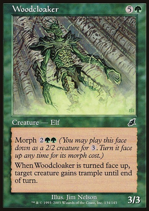Woodcloaker, Scourge #134, Magic: The Gathering card