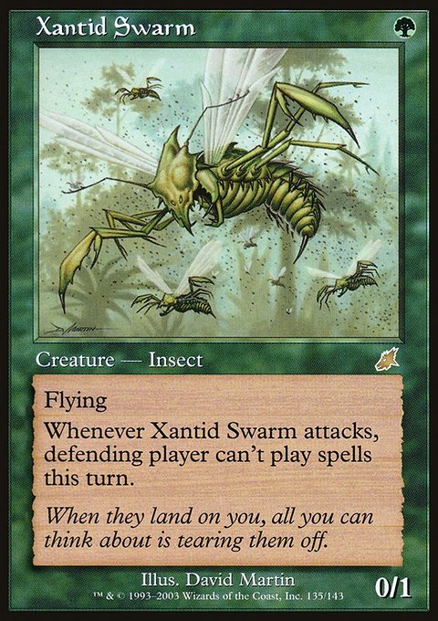 Xantid Swarm, Scourge #135, Magic: The Gathering card