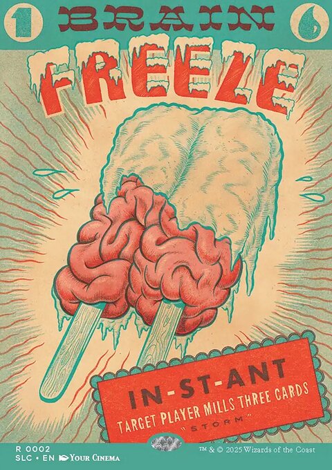 Brain Freeze, Secret Lair Countdown #2, Magic: The Gathering card