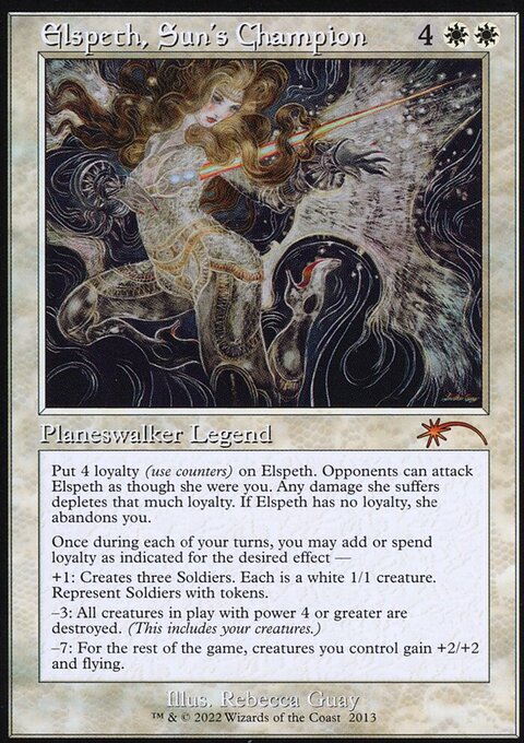 Elspeth, Sun's Champion, Secret Lair Countdown #2013, Magic: The Gathering card