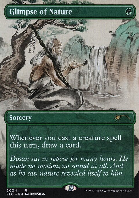 Glimpse of Nature, Secret Lair Countdown #2004, Magic: The Gathering card