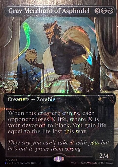 Gray Merchant of Asphodel, Secret Lair Countdown #34, Magic: The Gathering card