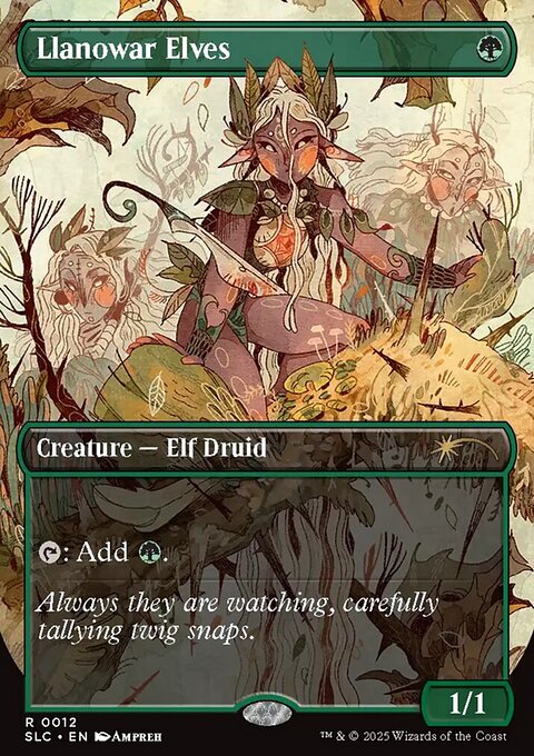 Llanowar Elves, Secret Lair Countdown #12, Magic: The Gathering card