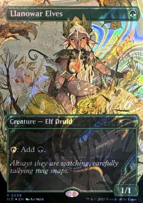 Llanowar Elves, Secret Lair Countdown #39, Magic: The Gathering card