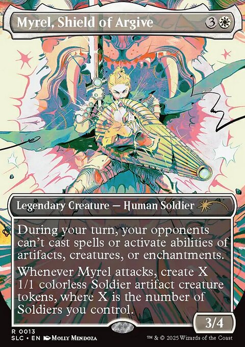 Myrel, Shield of Argive, Secret Lair Countdown #13, Magic: The Gathering card
