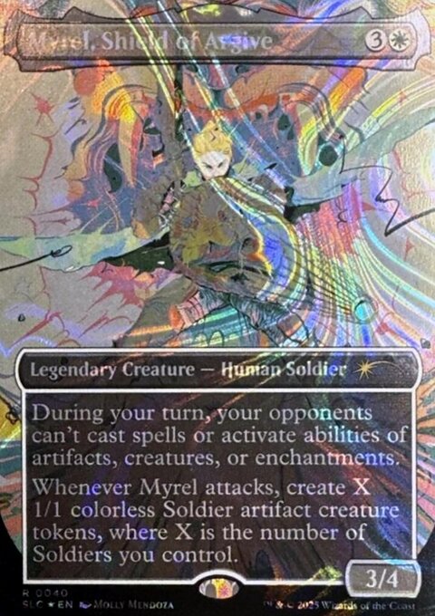 Myrel, Shield of Argive, Secret Lair Countdown #40, Magic: The Gathering card