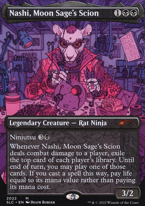 Nashi, Moon Sage's Scion, Secret Lair Countdown #2022, Magic: The Gathering card
