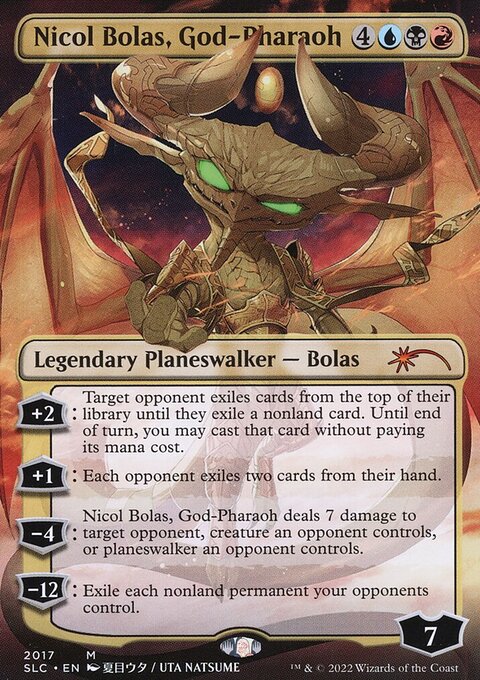 Nicol Bolas, God-Pharaoh, Secret Lair Countdown #2017, Magic: The Gathering card