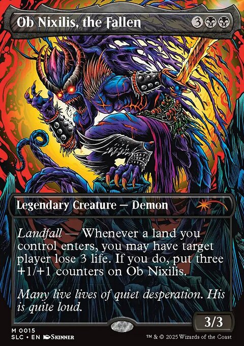 Ob Nixilis, the Fallen, Secret Lair Countdown #15, Magic: The Gathering card