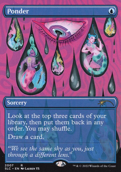 Ponder, Secret Lair Countdown #2007, Magic: The Gathering card