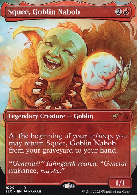 Squee, Goblin Nabob, Secret Lair Countdown #1999, Magic: The Gathering card