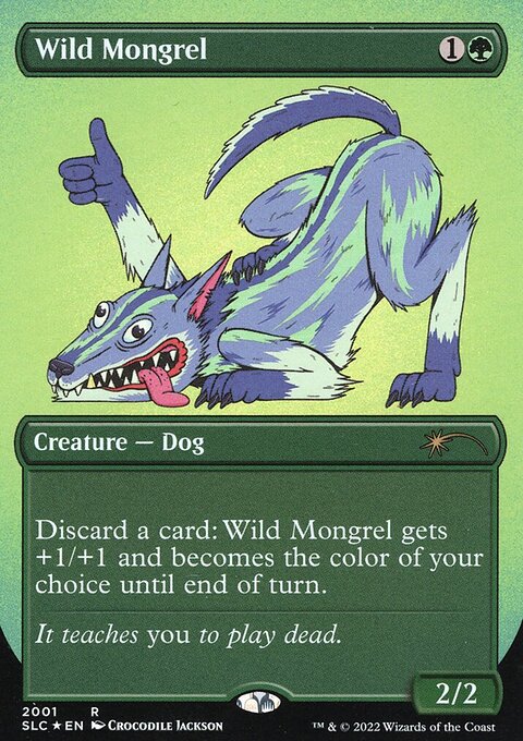 Wild Mongrel, Secret Lair Countdown #2001, Magic: The Gathering card