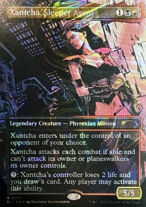 Xantcha, Sleeper Agent, Secret Lair Countdown #51, Magic: The Gathering card
