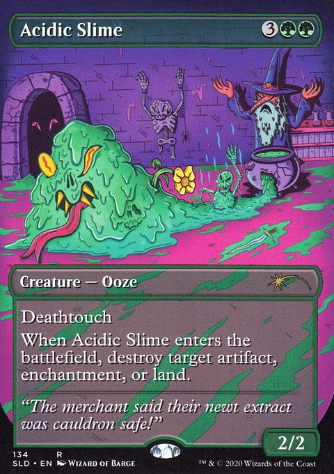 Acidic Slime, Secret Lair Drop #134, Magic: The Gathering card