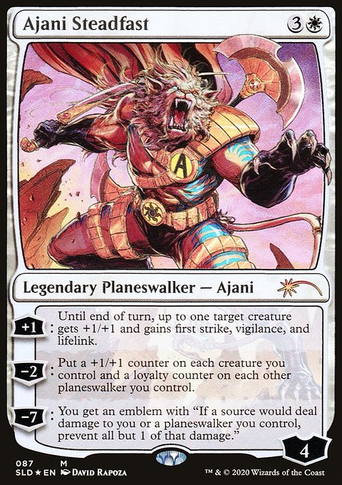 Ajani Steadfast, Secret Lair Drop #87, Magic: The Gathering card