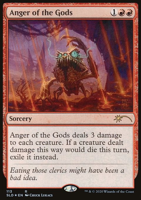 Anger of the Gods, Secret Lair Drop #113, Magic: The Gathering card