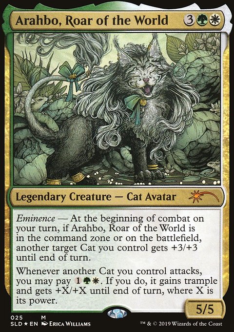 Arahbo, Roar of the World, Secret Lair Drop #25, Magic: The Gathering card